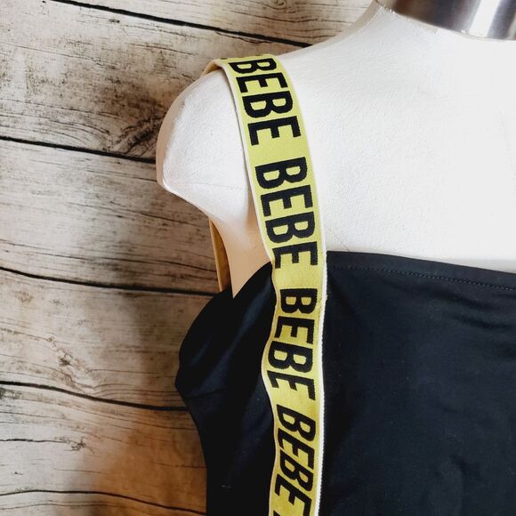 Bebe Black Strapless Dress Size XL - Picture 3 of 7